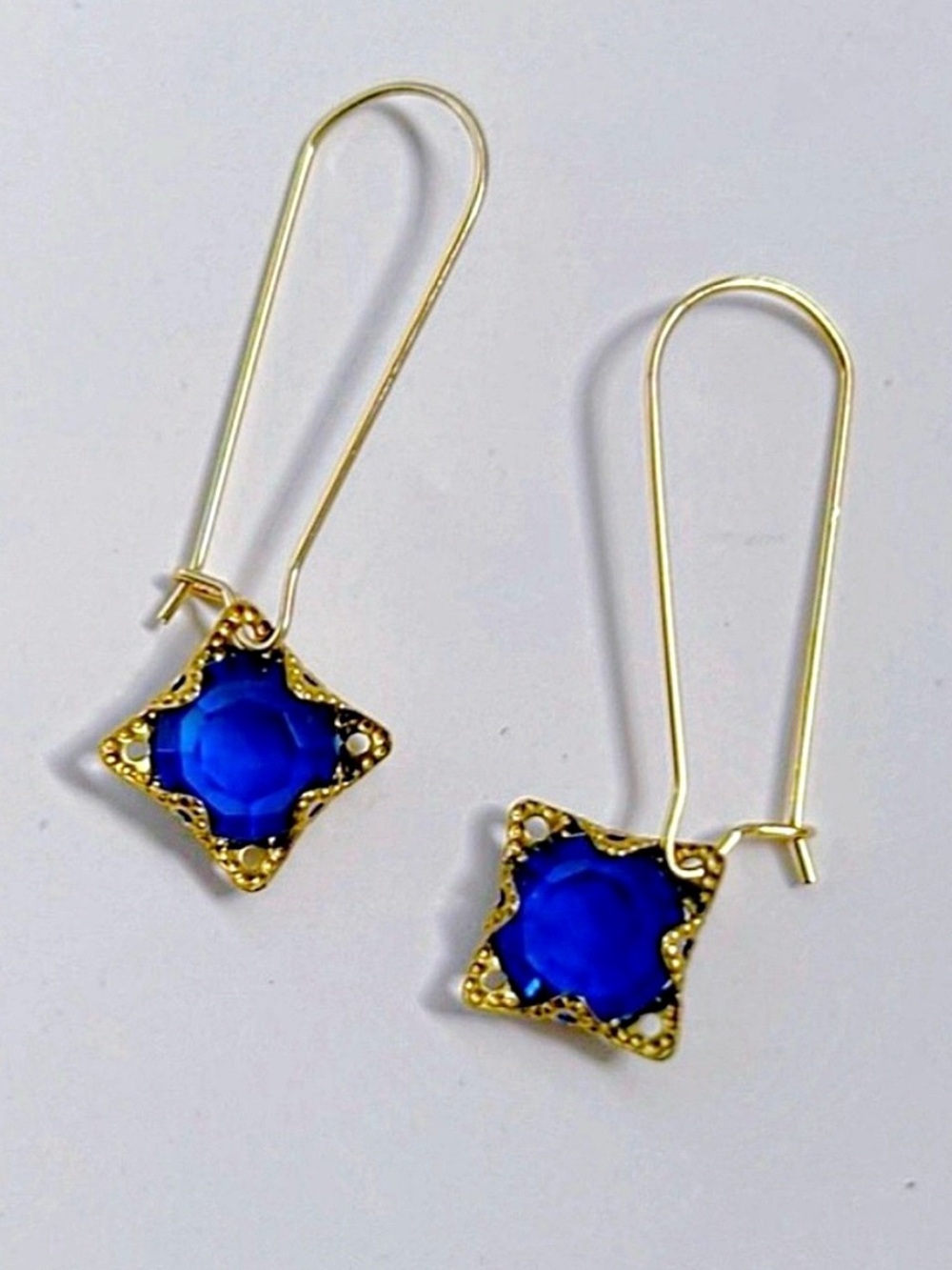 Cobalt Beauty Earrings - Picture 5 of 9